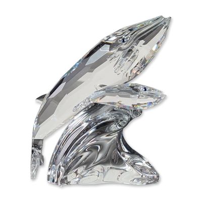 Swarovski 1992 SCS The Whales Crystal Figurine