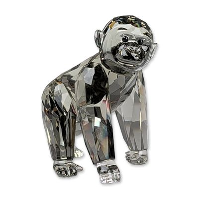 Swarovski SCS Crystal Gorilla Cub Figurine