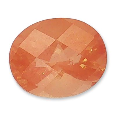 Oval Cut Peach Iolite Gemstone