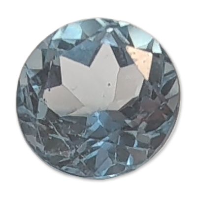 Round Brilliant Cut Sky Blue Topaz Gemstone