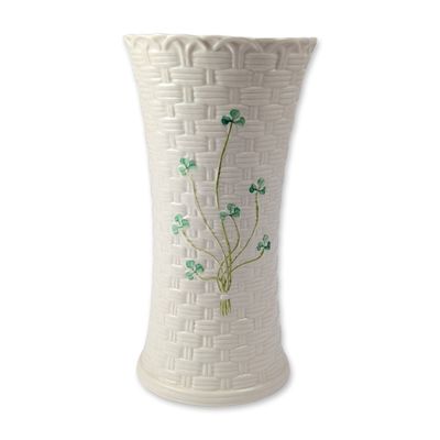 Belleek Irish Parian Porcelain Millennium 2000 Colleen Vase