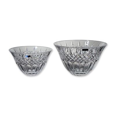 Set of Two Marquis by Waterford Crystal Bowls, Shelton