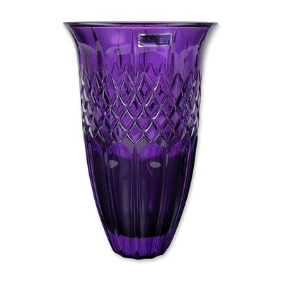 Marquis by Waterford Amethyst Glass Shelton Vase