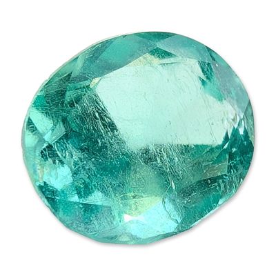 Sale Photo Thumbnail #176: Loose Oval Mixed Cut Emerald Gemstone