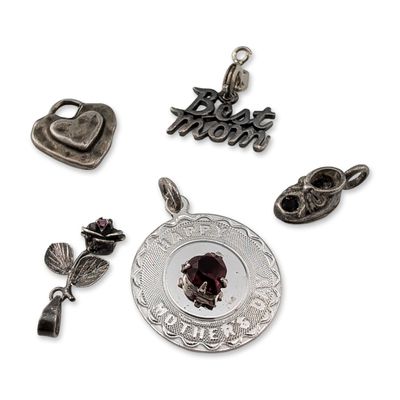 Sale Photo Thumbnail #351: Collection of Sterling Silver Pendants