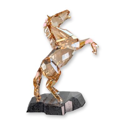 Sale Photo Thumbnail #36: Swarovski Stallion Golden Shine Crystal Sculpture