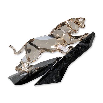 Sale Photo Thumbnail #240: Swarovski Crystal Soulmates Figurine, Tiger