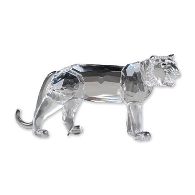 Sale Photo Thumbnail #48: Swarovski Silver Crystal Tiger Figurine