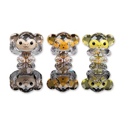 Sale Photo Thumbnail #20: Swarovski Crystal Lovlots Asian Icons Figurines, Three Wise Monkeys
