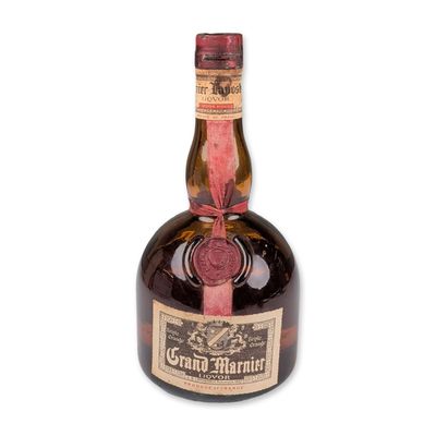 Sale Photo Thumbnail #103: Grand Marnier Liqueur Cordon Rouge Triple Orange and Cognac  with Box