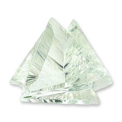 Sale Photo Thumbnail #208: 3.0 Carat Geometric Cut Prasiolite Quartz Gemstone
