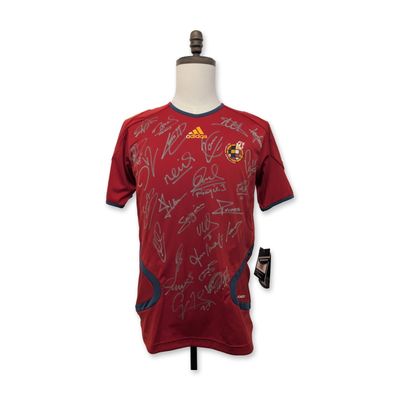 Sale Photo Thumbnail #121: Signed 2010 Spain World Cup Adidas Soccer Jersey