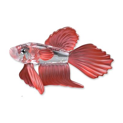 Sale Photo Thumbnail #33: Swarovski Crystal Red Siamese Fighting Fish Figurine