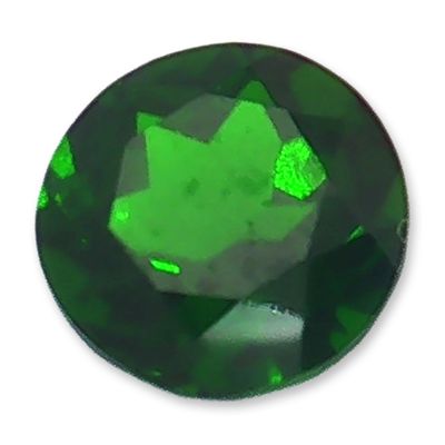 Sale Photo Thumbnail #195: Round Cut Chrome Diopside Loose Gemstone