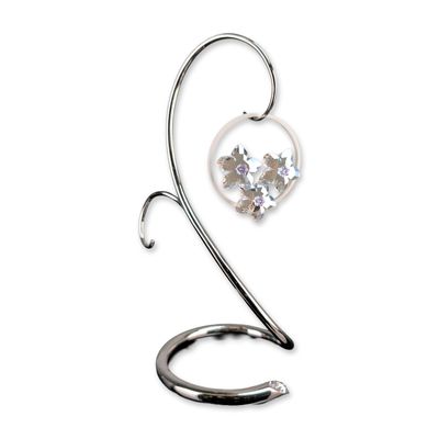 Sale Photo Thumbnail #447: Swarovski SCS Crystal Orchid Blossom Ornament w/ Display