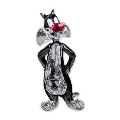 Sale Photo Thumbnail #396: Swarovski Crystal Looney Tunes Sylvester Figurine