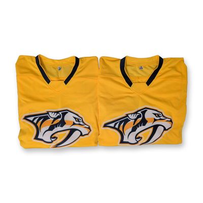 Sale Photo Thumbnail #322: 2pc Autographed Nashville Predators Hockey Jerseys