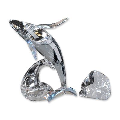 Sale Photo Thumbnail #433: Swarovski SCS 2012 Annual Edition Figurine, Paikea Humpback Whale with Title Plaque
