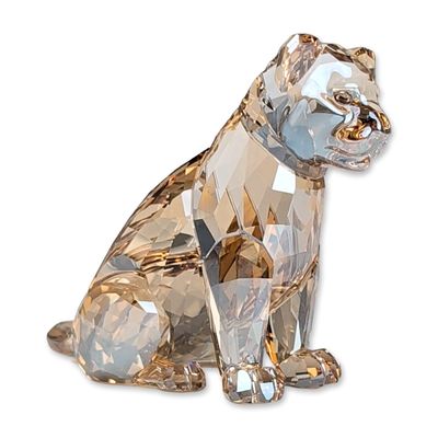 Sale Photo Thumbnail #253: Swarovski SCS Golden Shadow Crystal Lion Cub Figurine