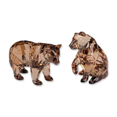 Sale Photo Thumbnail #56: Swarovski SCS Arcadia Crystal Pair of Bear Figurines