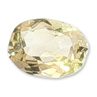 Sale Photo Thumbnail #374: Loose Oval Cut Yellow Spinel Gemstone 0.7ct