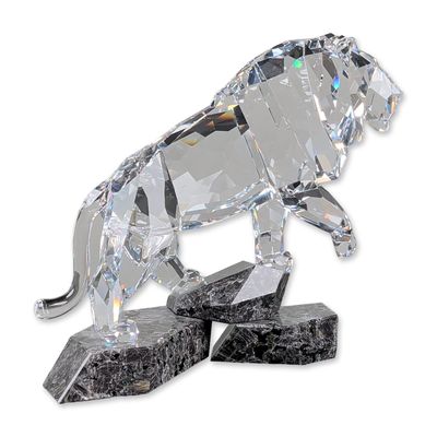 Sale Photo Thumbnail #424: Swarovski Crystal Soulmates Spirit of Nobility Lion Sculpture