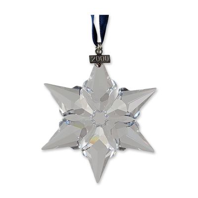 Sale Photo Thumbnail #448: Swarovski 2000 Crystal Snowflake Christmas Ornament
