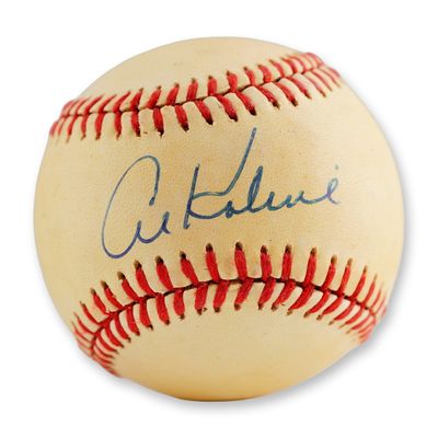 Sale Photo Thumbnail #306: Al Kaline Signed Rawlings Official American League Baseball, PSA Authenticated
