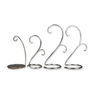 Sale Photo Thumbnail #265: 4pc Swarovski and Metal Ornament Display Stands