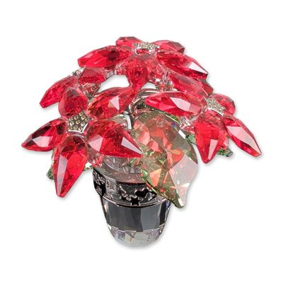 Sale Photo Thumbnail #232: Swarovski Crystal Poinsettia Flower Figurine