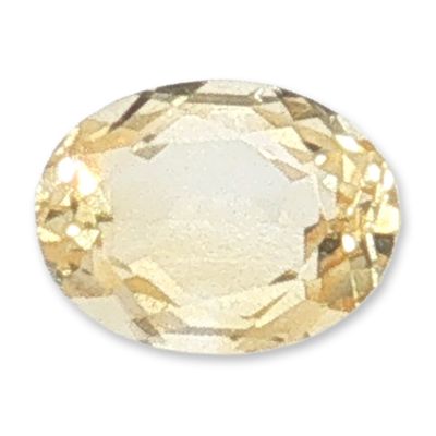 Sale Photo Thumbnail #178: Oval Cut Loose Yellow Citrine or Sapphire Gemstone