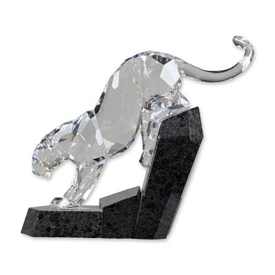 Sale Photo Thumbnail #46: Swarovski Crystal Soulmate Figurine, Panther