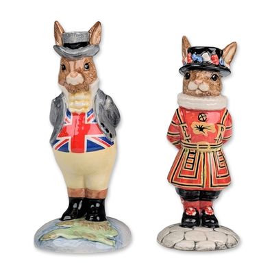 Sale Photo Thumbnail #275: 2pc Royal Doulton Bunnykins Figurines