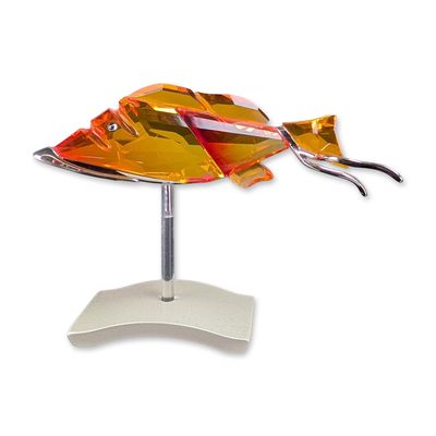 Sale Photo Thumbnail #409: Swarovski Crotone Fire Opal Crystal Fish Figurine