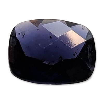 Sale Photo Thumbnail #191: Cushion Cut Deep Violet Blue Iolite Gemstone