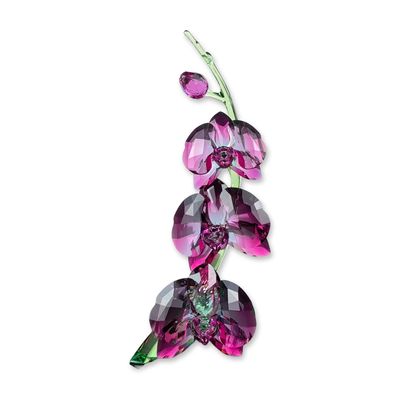 Sale Photo Thumbnail #231: Swarovski Crystal Fuchsia Orchid Figurine
