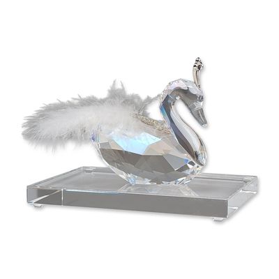 Sale Photo Thumbnail #21: 2pc Swarovski Crystal Figurine, Winter Swan and Base