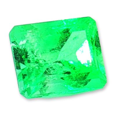 Sale Photo Thumbnail #360: Loose Emerald-Cut Green Emerald Gemstone