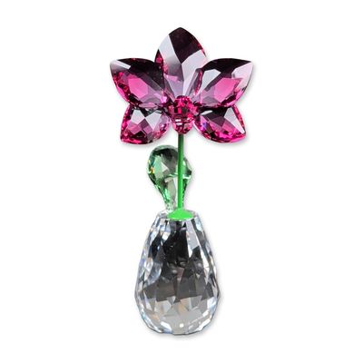 Sale Photo Thumbnail #37: Swarovski Crystal Flower Dreams Figurine, Orchid