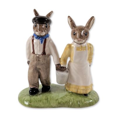 Sale Photo Thumbnail #271: Royal Doulton Bunnykins Jack and Jill Porcelain Figurine