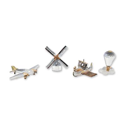 Sale Photo Thumbnail #60: 4pc Swarovski Crystal Memories Figurines