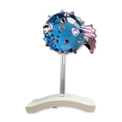 Sale Photo Thumbnail #34: Swarovski Paradise Cleona Capri Blue Crystal Puffer Fish