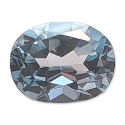 Sale Photo Thumbnail #369: Oval Cut Light Blue Aquamarine Gemstone