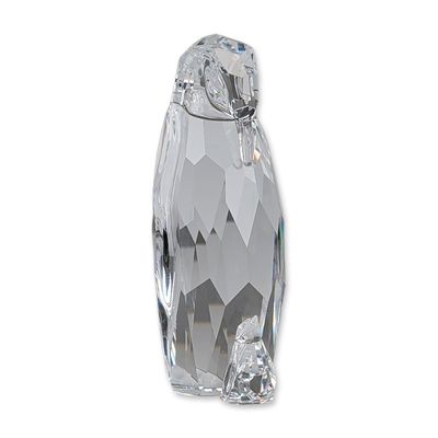 Sale Photo Thumbnail #221: Swarovski Silver Crystal Figurine, Mother Penguin with Baby