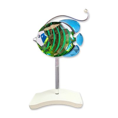 Sale Photo Thumbnail #225: Swarovski Chira Peridot Crystal Fish Figurine