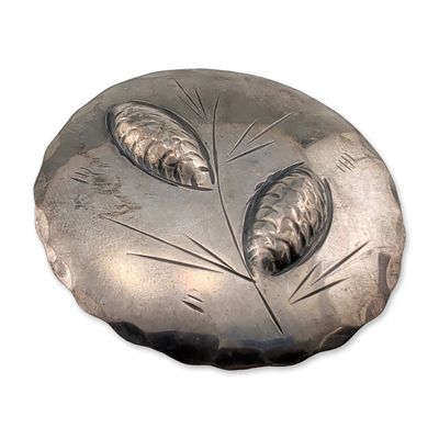 Sale Photo Thumbnail #352: Stuart Nye Sterling Silver Pinecone Brooch