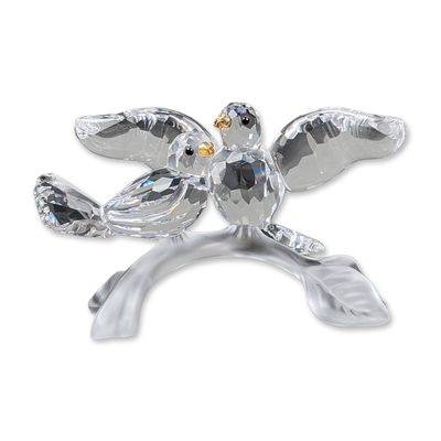 Sale Photo Thumbnail #218: Swarovski Crystal Figurine, Turtledoves