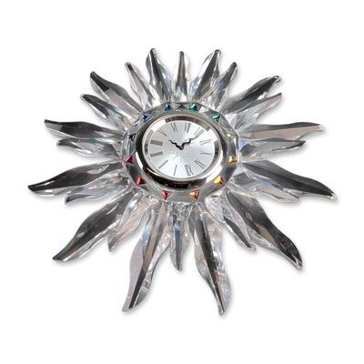 Sale Photo Thumbnail #439: Swarovski Solaris Crystal Table Clock