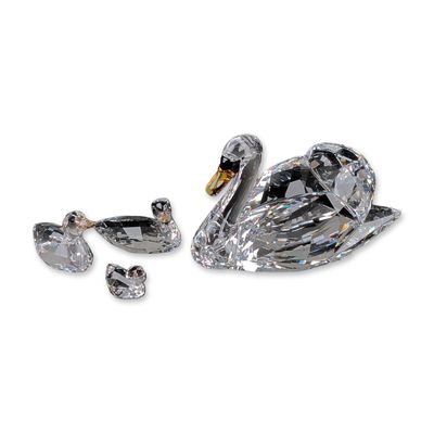 Sale Photo Thumbnail #251: Swarovski SCS Crystal 2017 Jubilee Crystal Swan Family