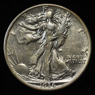 Sale Photo Thumbnail #363: 1936-S WALKING LIBERTY HALF DOLLAR AU